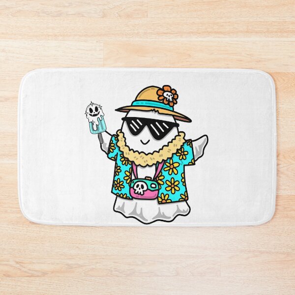 Item preview, Cool Summer Vacation Ghost in Hawaiian Shirt designed and sold by     Sela Art .