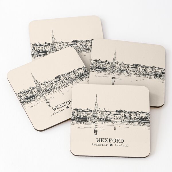 Item preview, Wexford IRL - Vintage Ink Cityscap designed and sold by Lakeric.