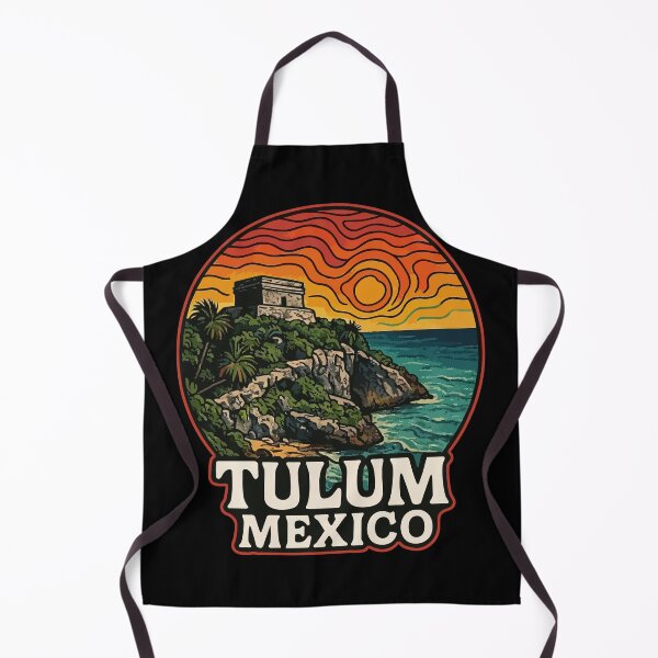 Item preview, Tulum Mexico Mayan Ruins Trippy designed and sold by TomFrontierArt.