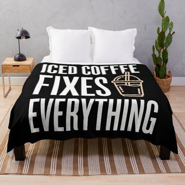 Item preview, Iced Coffee Fixes Everything designed and sold by SignumShop.