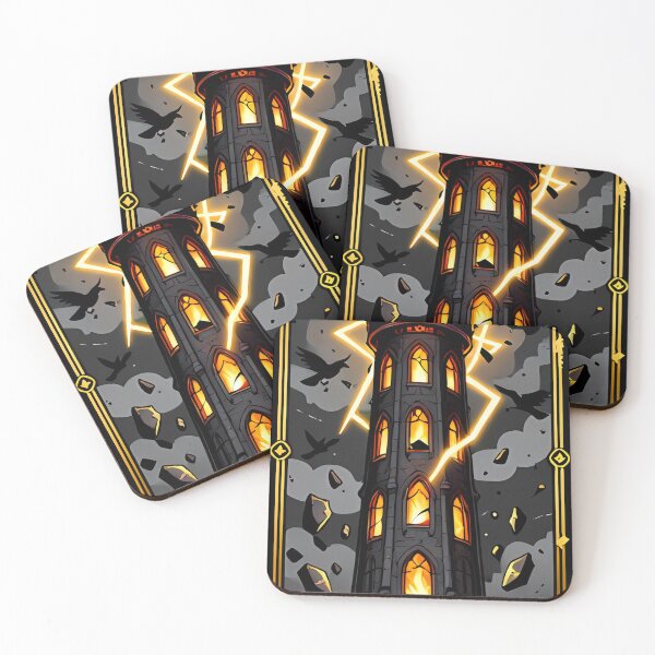 Item preview, The Tower - Gothic Tarot designed and sold by IllumeInk.