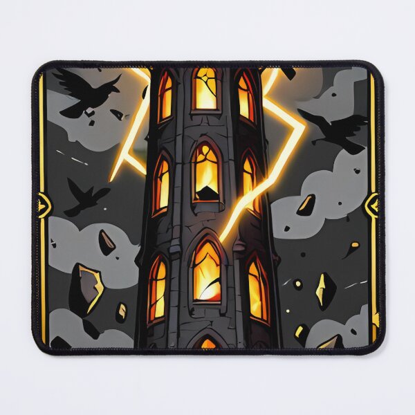 Item preview, The Tower - Gothic Tarot designed and sold by IllumeInk.