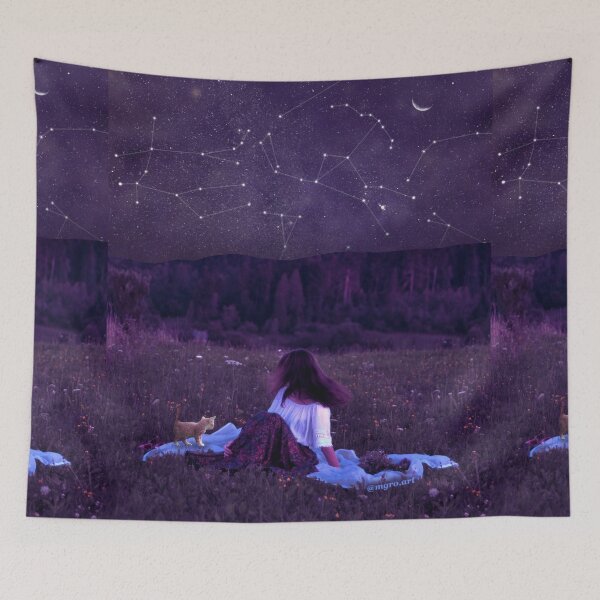 Item preview, Constellations above me. Purple designed and sold by mgro-art.