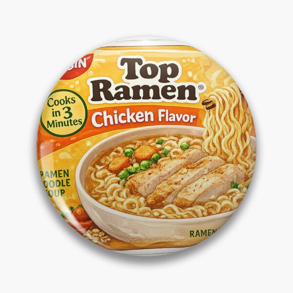 Item preview, Nissin Top Ramen Chicken Flavour  designed and sold by EstherMakesFood.