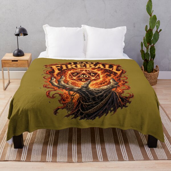 Item preview, I Cast Fireball - Wizard Spellcasting Dark RPG Design designed and sold by Dice_Goblin_Studio.