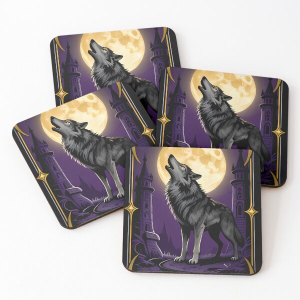 Item preview, The Moon - Gothic Tarot designed and sold by IllumeInk.