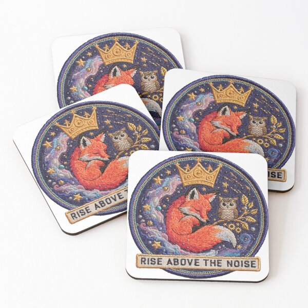 Item preview, Cartoon Galactic Royal Lion Gear Crest Patch Art designed and sold by MosgYga.