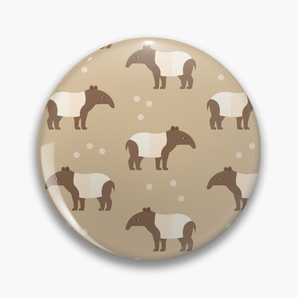 Item preview, Tapirs on brown designed and sold by reneesillus.