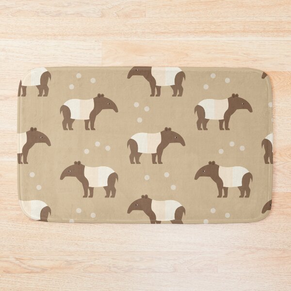 Item preview, Tapirs on brown designed and sold by reneesillus.
