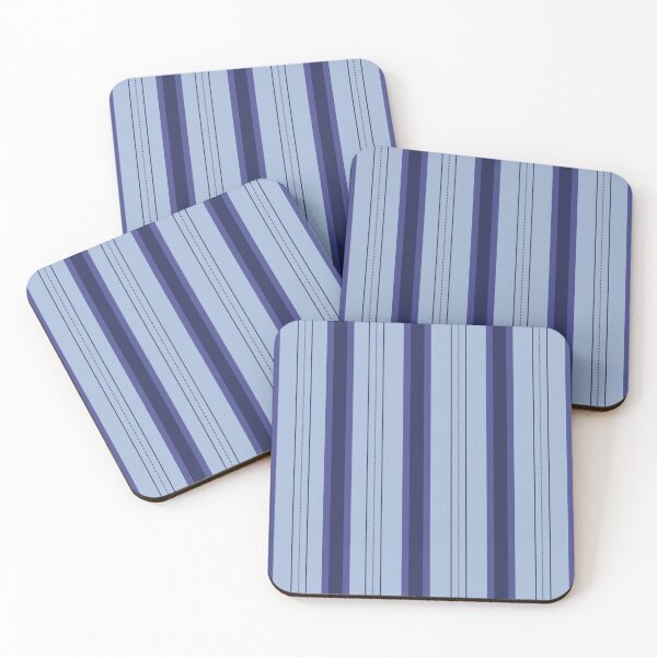Item preview, Light Bue & Dark Blue Thick and Thin Stripes designed and sold by KSimpson838.