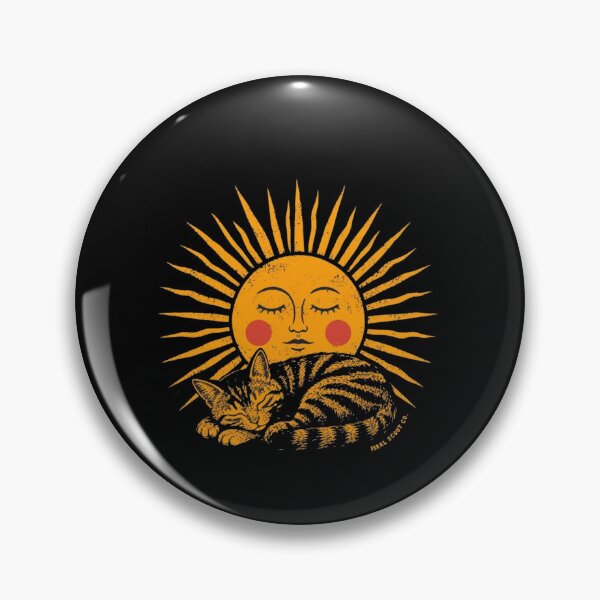 Item preview, Folk Art Sun Cat designed and sold by Gbriel3.