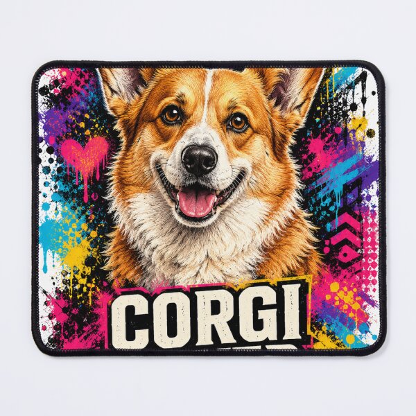 Item preview, Corgi Lover Colorful Graffiti Dog Portrait designed and sold by Tobull.