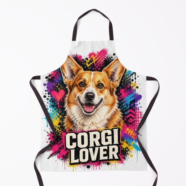 Item preview, Corgi Lover Colorful Graffiti Dog Portrait designed and sold by Tobull.
