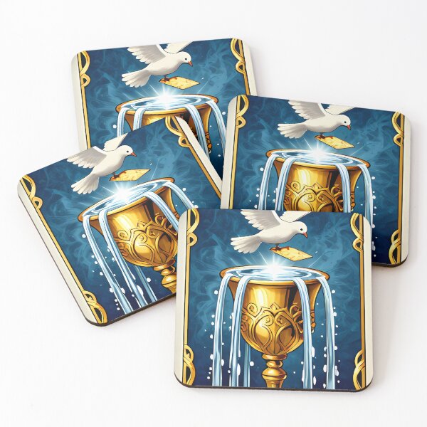 Item preview, Ace of Cups - Gothic Tarot designed and sold by IllumeInk.