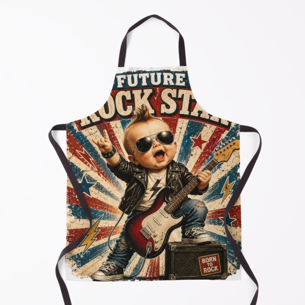 Item preview, Future Rock Star Baby Vintage Guitar designed and sold by NucciCollective.
