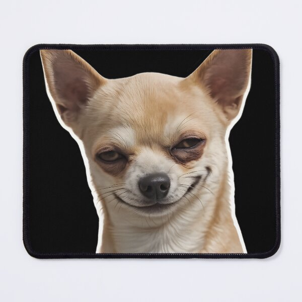 Item preview, Smirking Chihuahua – Funny Sassy Dog Face designed and sold by KawaiiOrbit.