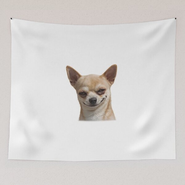 Item preview, Smirking Chihuahua – Funny Sassy Dog Face designed and sold by KawaiiOrbit.