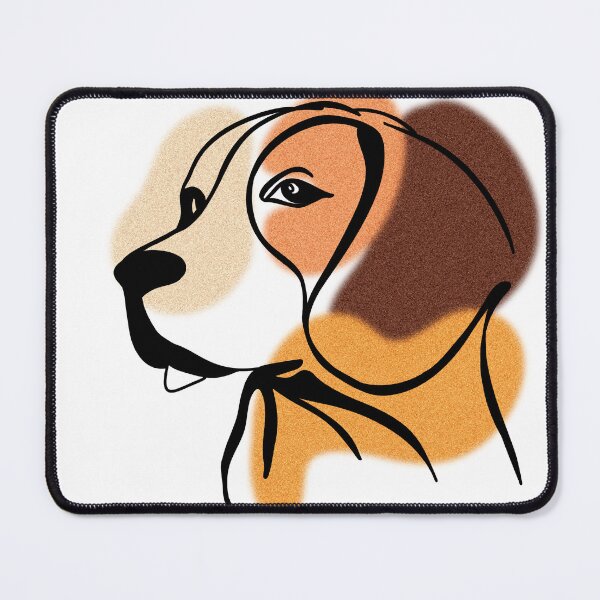 Item preview, Beagle Line Art Portrait designed and sold by CO10store.
