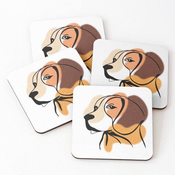 Item preview, Beagle Line Art Portrait designed and sold by CO10store.