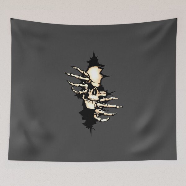 Item preview, Spooky skull peek-a-boo designed and sold by Roysdisturbia.