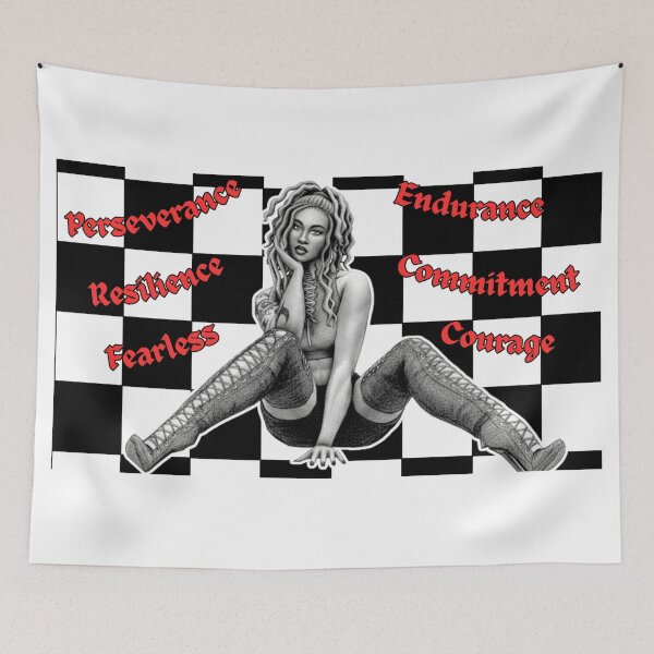 Item preview, Motivational Words of Perseverance and Endurance designed and sold by QueenNightLife.