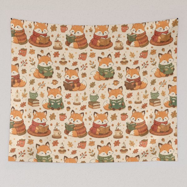 Item preview, Fox Autumn Book Club Pattern designed and sold by Soft Berry Studio.