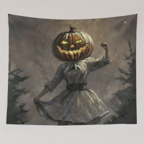 Item preview, Dancing Pumpkin Lady designed and sold by DarkHolyQueen.
