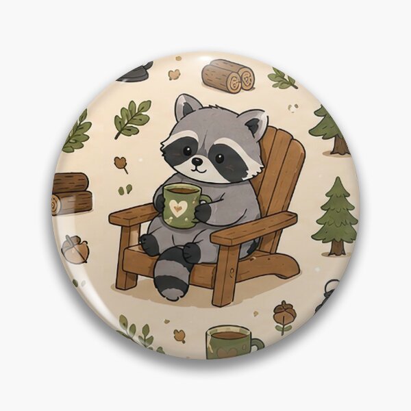 Item preview, Raccoon Cozy Cabin Pattern designed and sold by Soft Berry Studio.