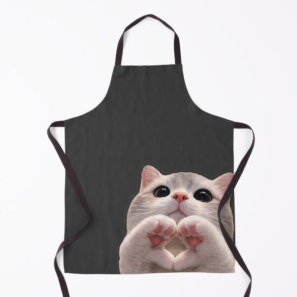 Item preview, Cute Cat Paw Heart – Adorable Kitten Love designed and sold by KawaiiOrbit.