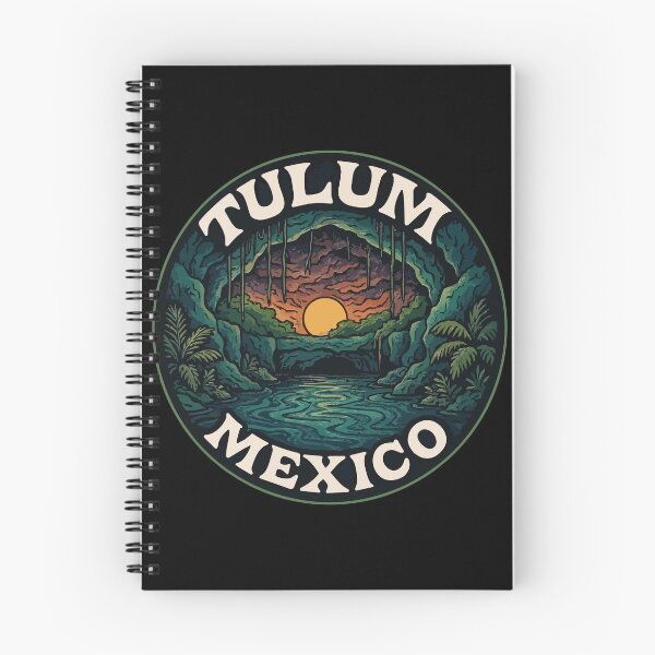 Item preview, Tulum Mexico Mystical Cenotes Retro Travel designed and sold by TomFrontierArt.