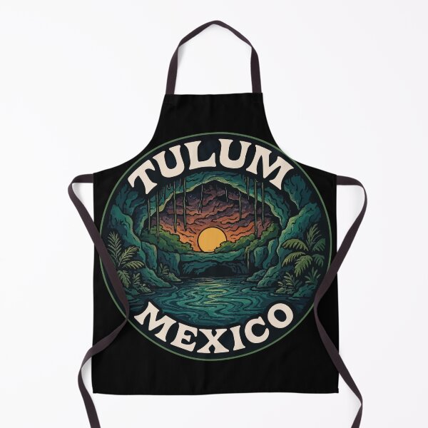Item preview, Tulum Mexico Mystical Cenotes Retro Travel designed and sold by TomFrontierArt.