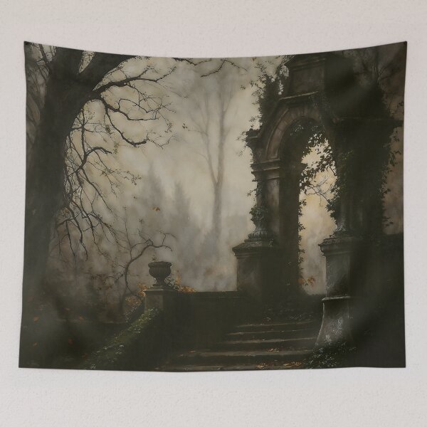 Item preview, Abandoned Gothic Park Stairs designed and sold by DarkHolyQueen.