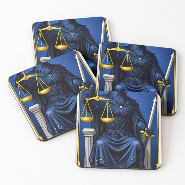 Item preview, Justice - Gothic Tarot designed and sold by IllumeInk.