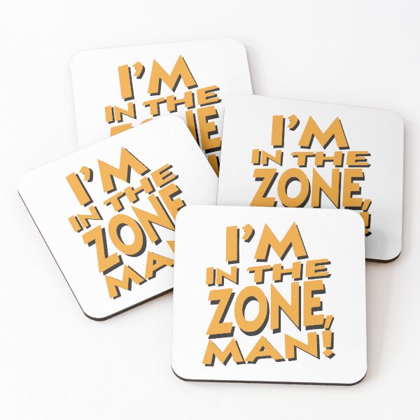 Item preview, Im In The Zone Man Retro Basketball Quote designed and sold by AnAzArt.