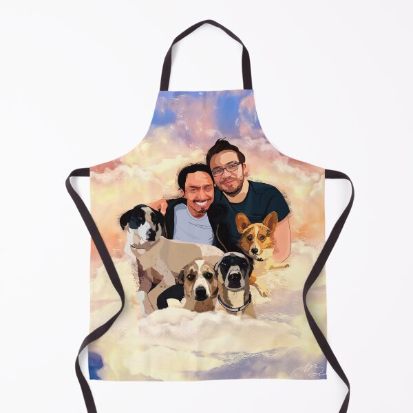 Item preview, Carl, Jacob and the pups Digital Art Drawn by Joseph Montoya designed and sold by Josephmontoyaart.