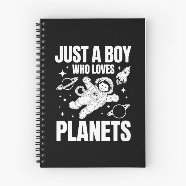 Item preview, Just A Boy Who Loves Planets Cute Space Astronaut  designed and sold by MizoX7.