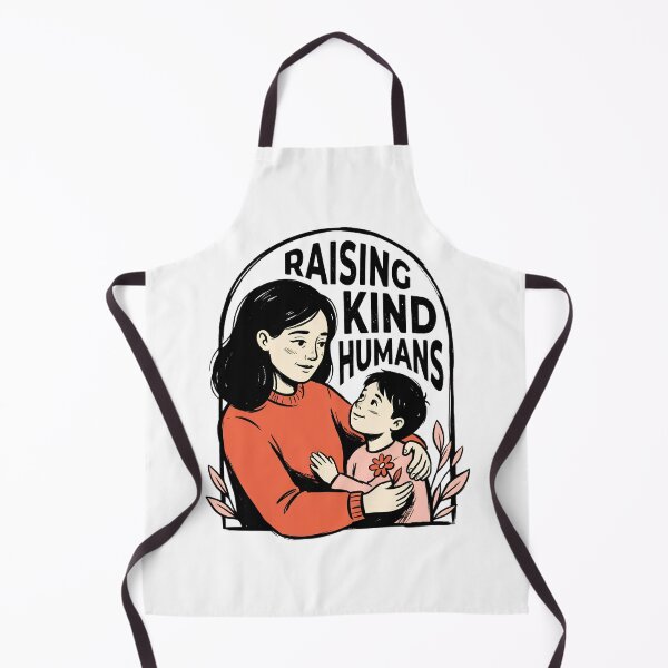 Item preview, Raising Kind Humans – Mother and Child Kindness Quote designed and sold by BumbleBloom7.