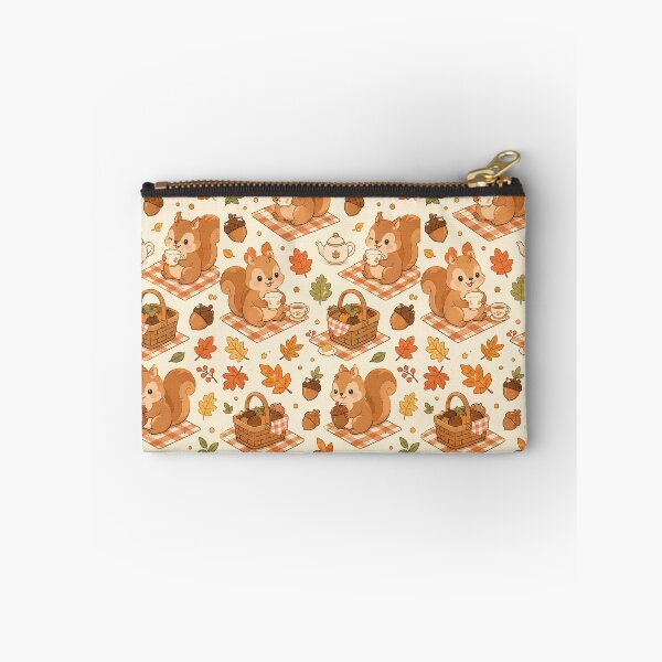 Item preview, Squirrel Autumn Acorn Picnic Pattern designed and sold by Soft Berry Studio.
