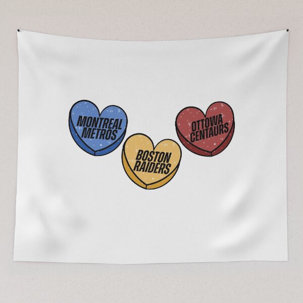 Item preview, Heated Rivalry teams love hearts designed and sold by baranskini.