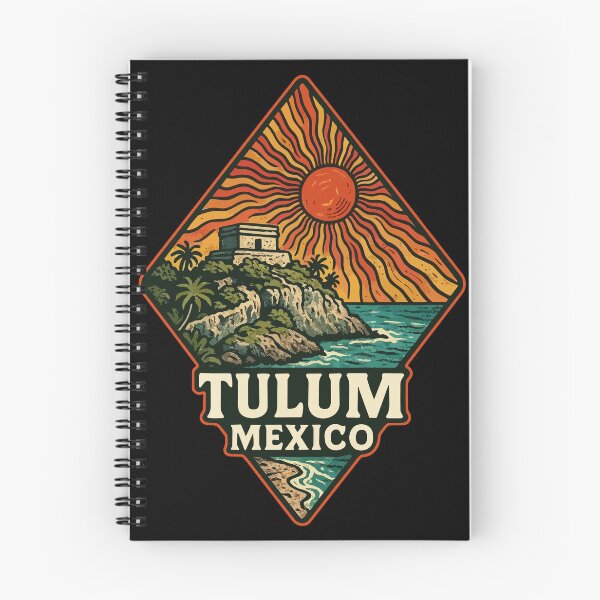 Item preview, Tulum Mexico Mayan Ruins Trippy Art designed and sold by TomFrontierArt.