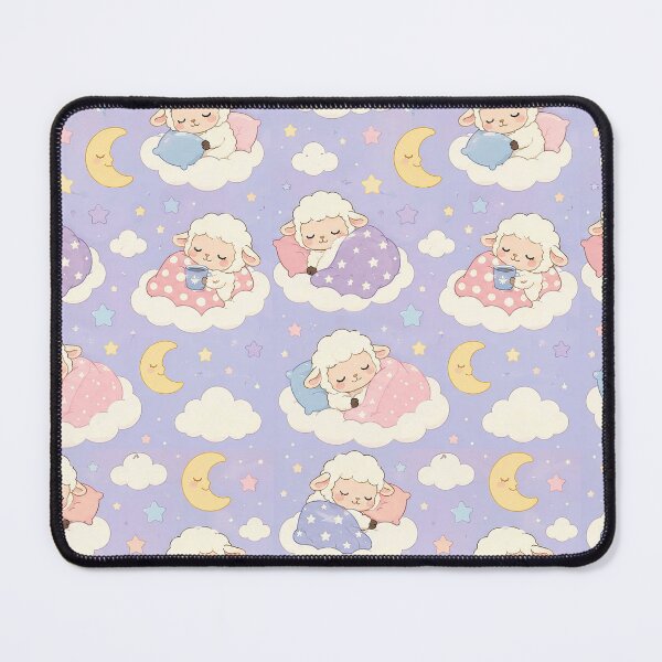 Item preview, Lamb Cozy Cloud Pattern designed and sold by Soft Berry Studio.