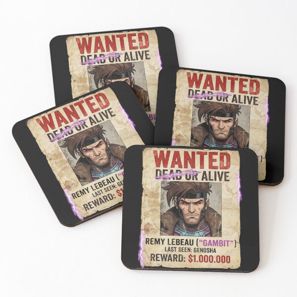 Item preview, Wanted Alive or Gambit designed and sold by TheBearBrained.