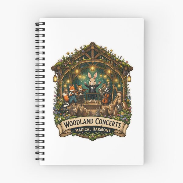 Item preview, Woodland Concerts | Magical Woodland Orchestra | Rabbit Conductor | Forest Symphony | Cottagecore Fantasy Music | Storybook Animal Choir designed and sold by MrDev.