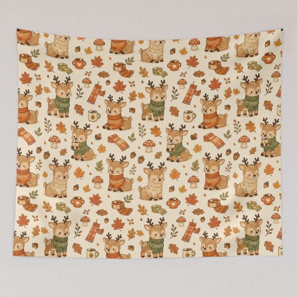Item preview, Deer Autumn Sweater Pattern designed and sold by Soft Berry Studio.