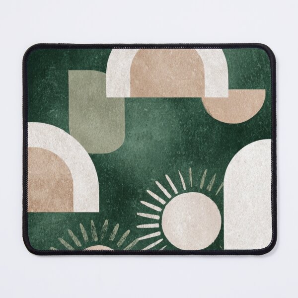 Item preview, Boho Nature Seamless Pattern - Sun Moon Forest Green Beige designed and sold by DkSpirit.