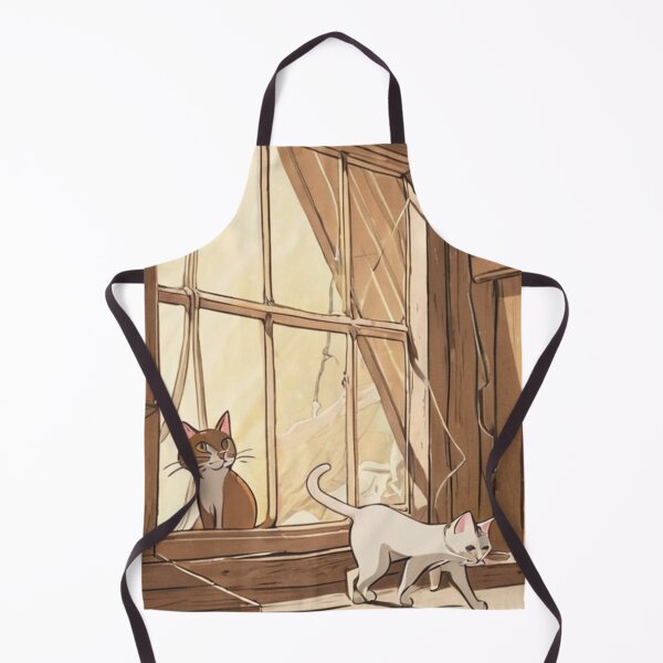 Item preview, Art - Contemplative Feline, Peaceful and Warm Interior Scene designed and sold by World-Pets.