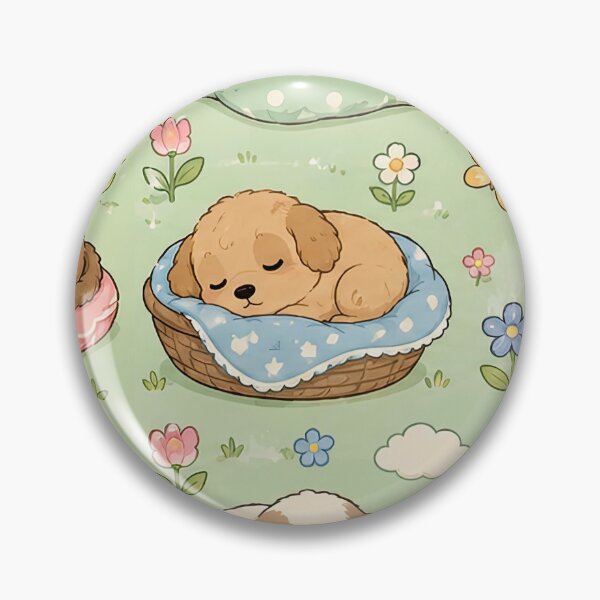 Item preview, Puppy Spring Garden Nap Pattern designed and sold by Soft Berry Studio.