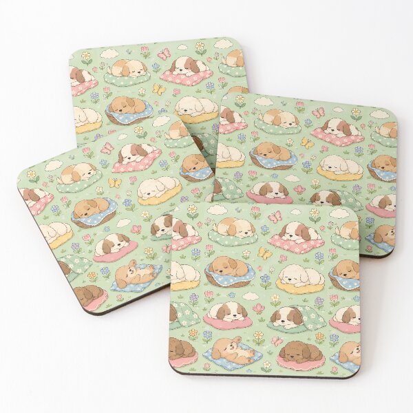 Item preview, Puppy Spring Garden Nap Pattern designed and sold by Soft Berry Studio.