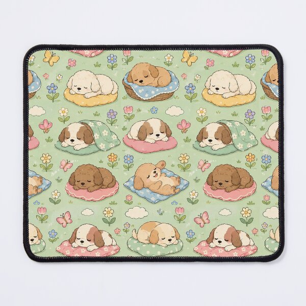 Item preview, Puppy Spring Garden Nap Pattern designed and sold by Soft Berry Studio.