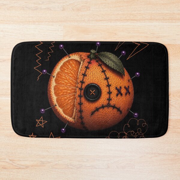 Item preview, Spooky VooDoo Orange Doll Stitched Face - Black Version designed and sold by CaylaTay.